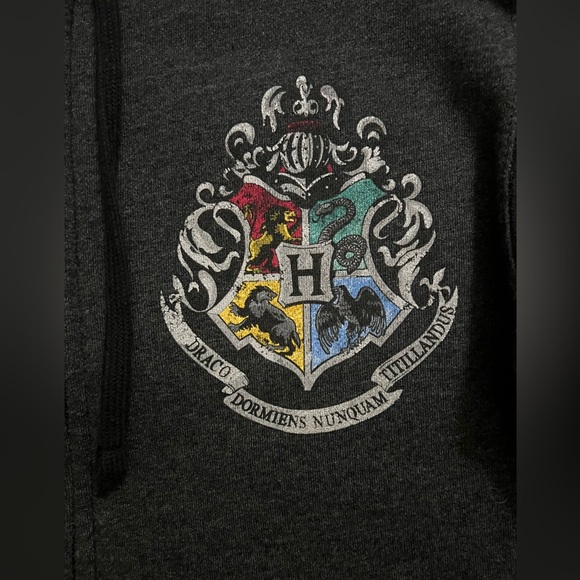 Universal Studio Harry Porter Hogwarts Crest Zip Up Hoodie - Picture 2 of 7